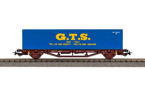 Piko Containertragwagen GTS FS V 1x40' Container Artikelnummer: 27700 im Angebot