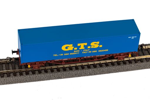 Piko Containertragwagen GTS FS V 1x40' Container Artikelnummer: 27700 im Angebot