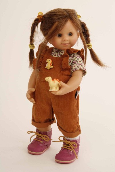 Schildkröt Manufaktur Puppe Müller-Wichtel Paula 30 cm braune Haare, Kleidung Dino Discount Store für neue Produkte