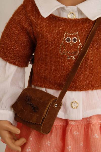 Schildkröt Manufaktur Puppe Anna-Maria 70 cm stehend von Brigitte Paetsch braune Haare, Kleidung rose/rot/weiss 50% Rabatt für begrenzte Zeit