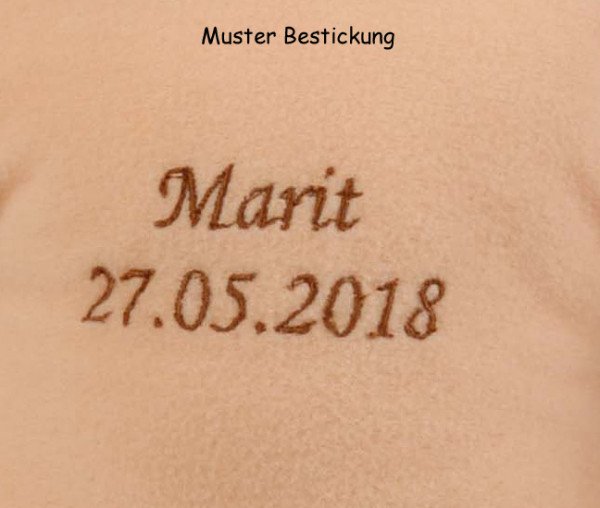 Schildkröt Manufaktur Stehpuppe Elli 52 cm blonde Haare, blaue Schlafaugen, Blumenkleidung 2025