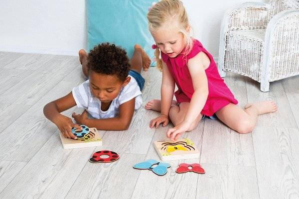 Schildkröt Manufaktur Lagen-Puzzle "Kleiner Marienkäfer" by Beleduc Sonderangebot der Fabrik