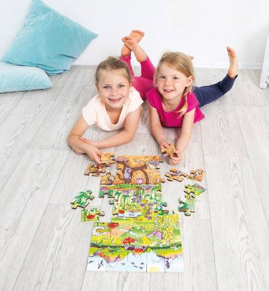 Schildkröt Manufaktur Boden-Puzzle "Entdecke die Blumenwiese" by Beleduc Bis zu 55% Rabatt