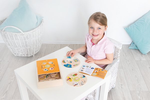 Schildkröt Manufaktur Puzzle HUMANICO "5 Sinne" by Beleduc Nur noch ein Tag übrig