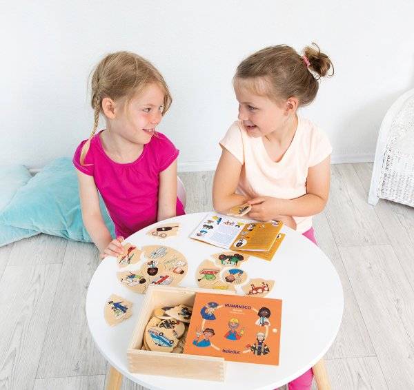 Schildkröt Manufaktur Puzzle HUMANICO "Berufe" by Beleduc Super Rabatt