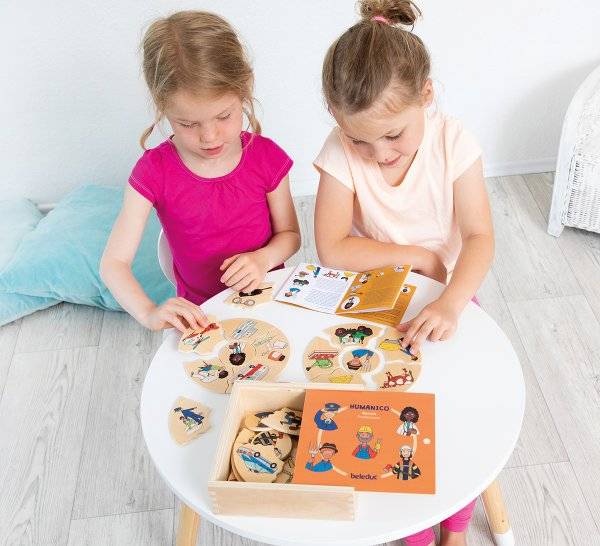 Schildkröt Manufaktur Puzzle HUMANICO "Berufe" by Beleduc Super Rabatt