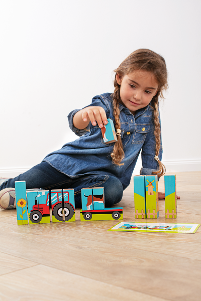 Schildkröt Manufaktur Block-Puzzle Farm by Beleduc Kostenloser Versand international