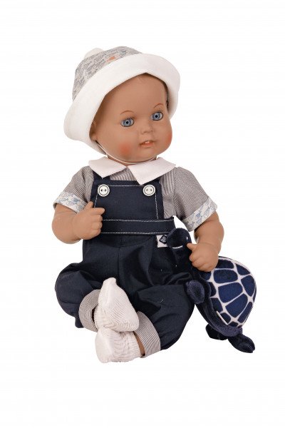 Schildkröt Manufaktur Anzug zu Baby Strampelchen 31+35+45 cm blau/weiss Vatertagsangebot