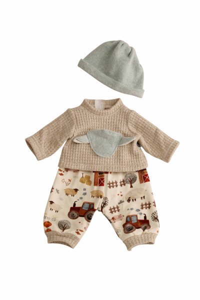 Schildkröt Manufaktur Kleidung zu Trink + Näßbaby 40 cm Finn Bauernhof Online Outlet