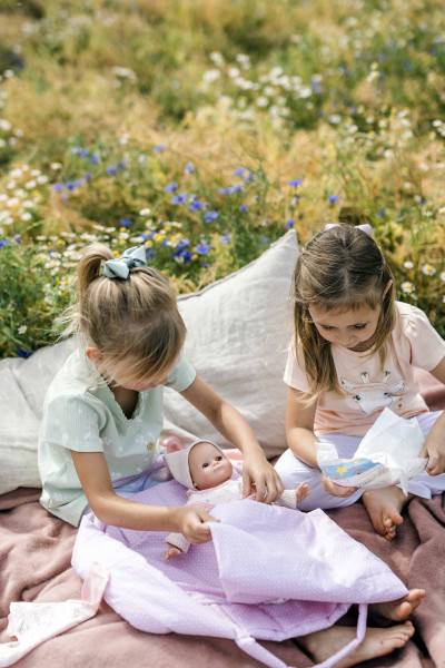 Schildkröt Manufaktur Wickeltragetasche für Puppen bis 32 cm Farbe rose/braun Bis zu 50% Rabatt