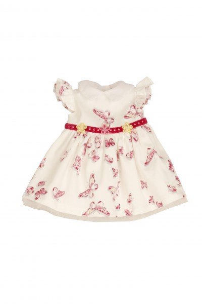 Schildkröt Manufaktur Kleid zu Stehpuppe 34+41+46 cm, Schmetterlingskleid Nur für heute