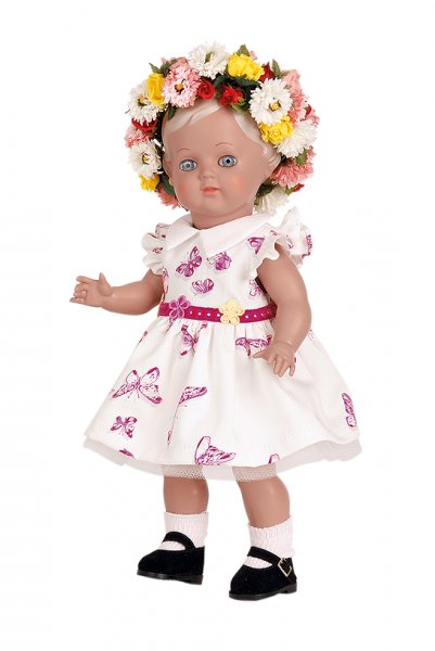 Schildkröt Manufaktur Kleid zu Stehpuppe 34+41+46 cm, Schmetterlingskleid Nur für heute