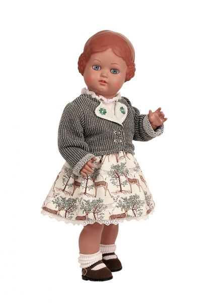 Schildkröt Manufaktur Trachtenkleid zu Stehpuppe 49 cm Sonderangebot der Fabrik