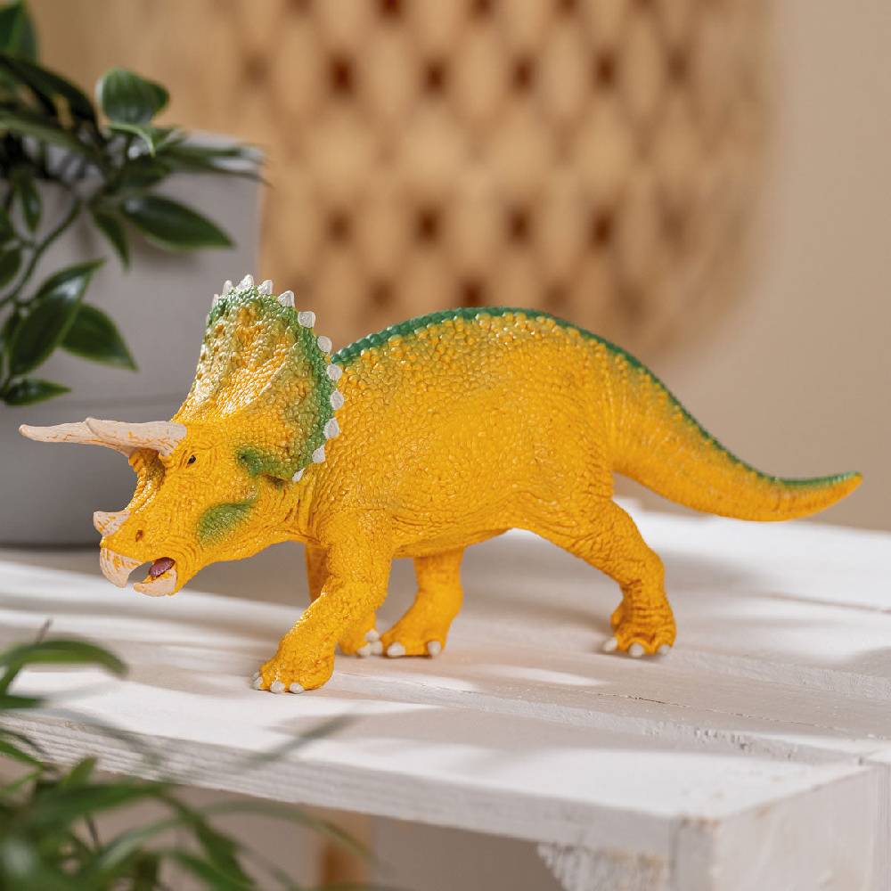 Schleich Triceratops gelb Vierteljährliche Förderung