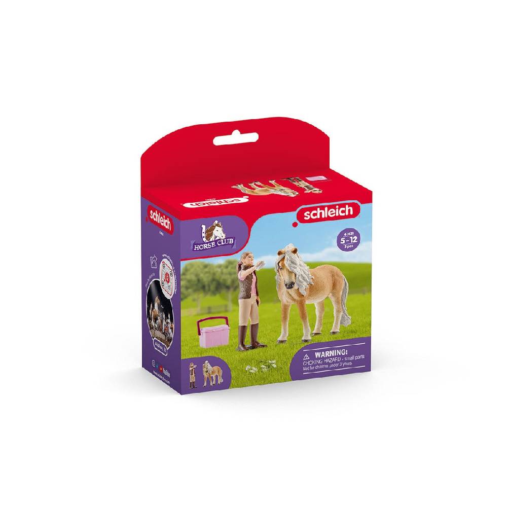 Schleich Pferdepflegerin mit Island Pony Stute Fabrikladen