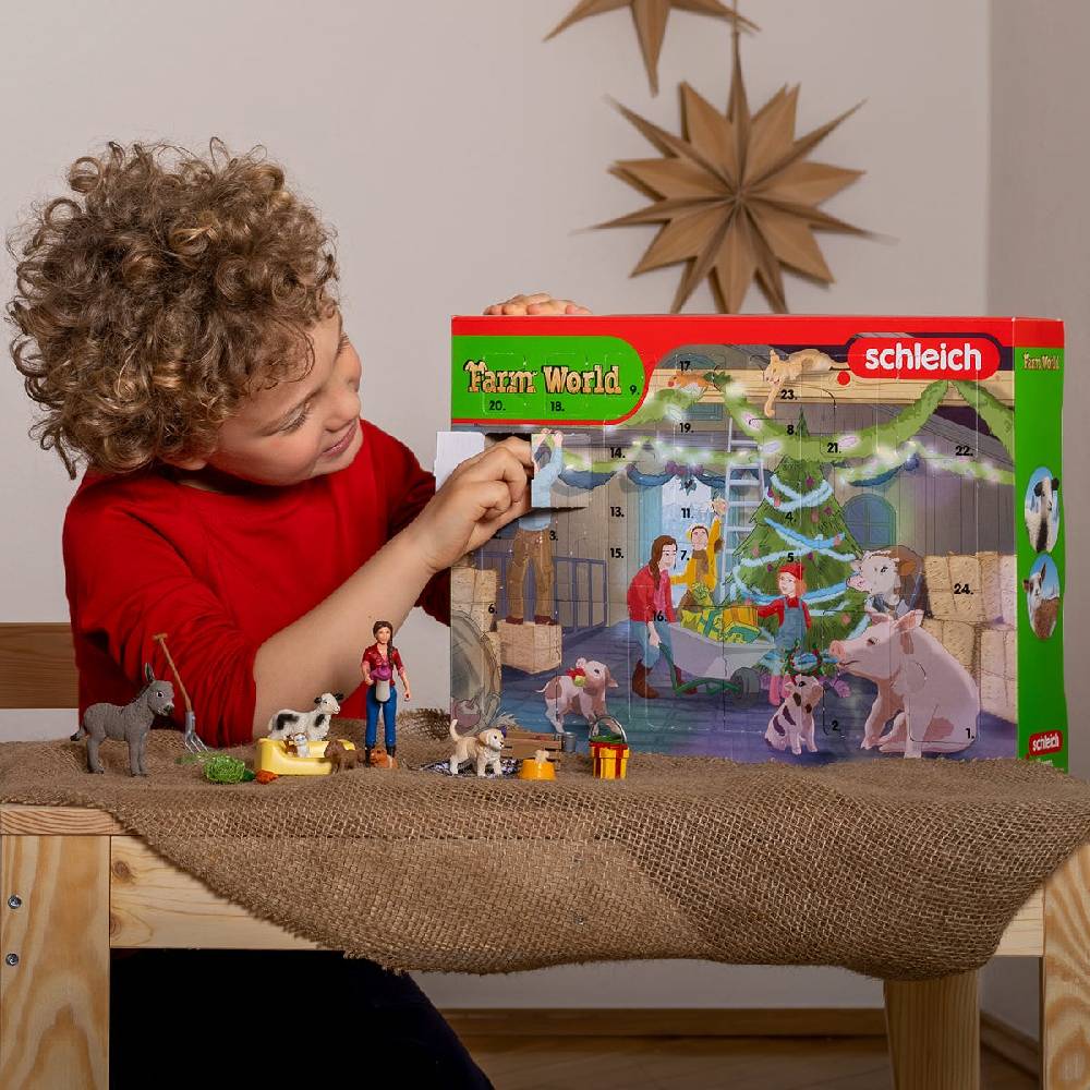 Schleich Adventskalender 2023 FARM WORLD Im Verkauf