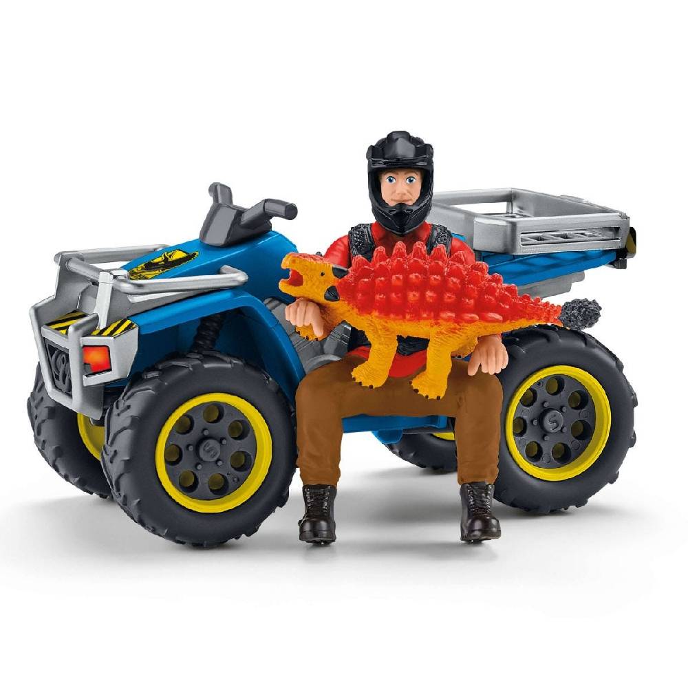Schleich Flucht auf Quad vor Velociraptor Rabatte dieses Monats