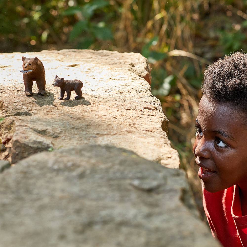 Schleich Grizzlybär-Mutter mit Jungem Weihnachtsangebot