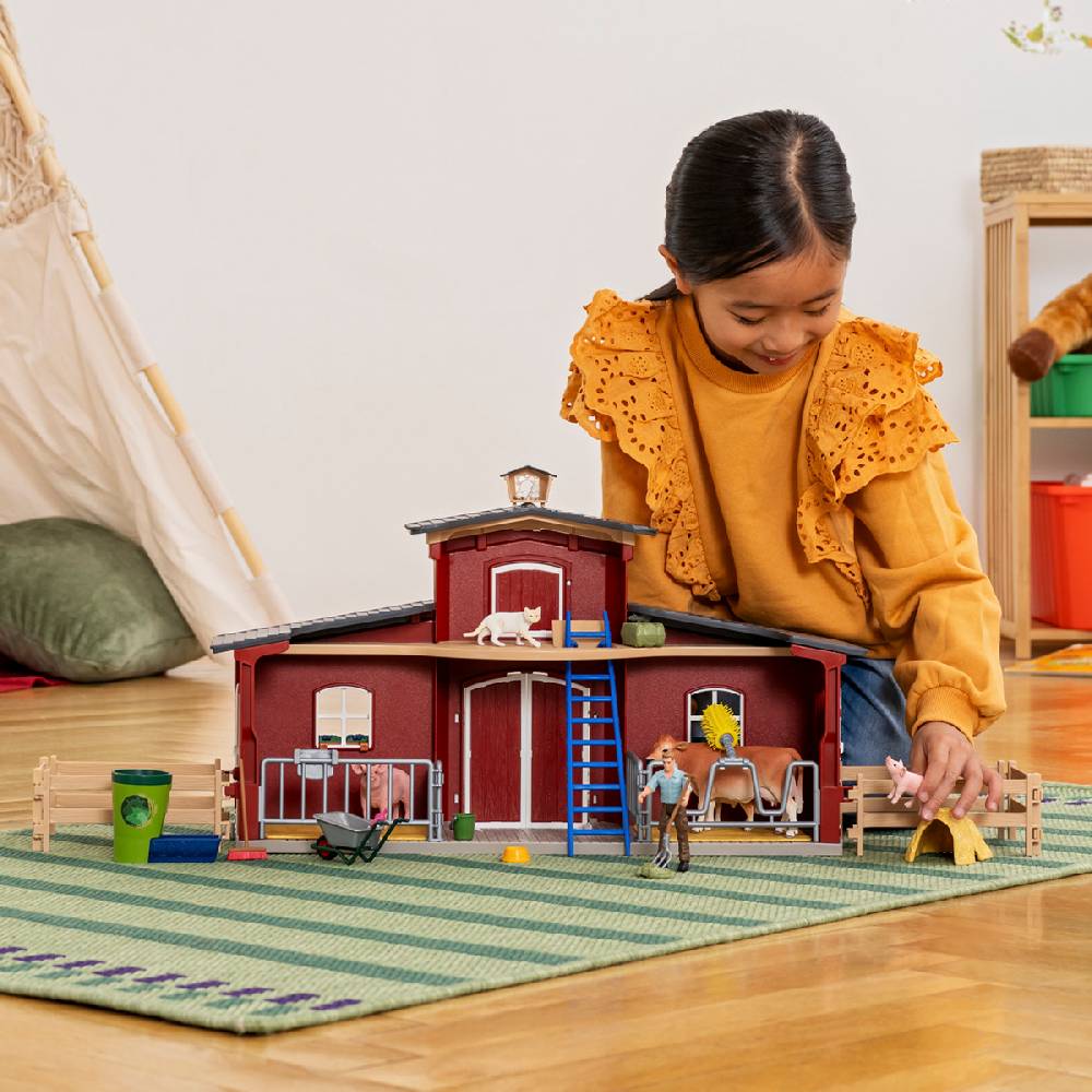 Schleich Große Farm mit Tieren und Zubehör VIP-Rabatte