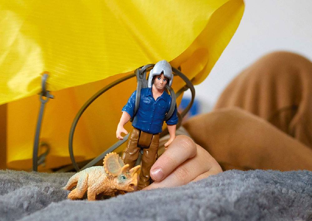 Schleich Dino Fallschirmrettung Saisonschlussverkauf
