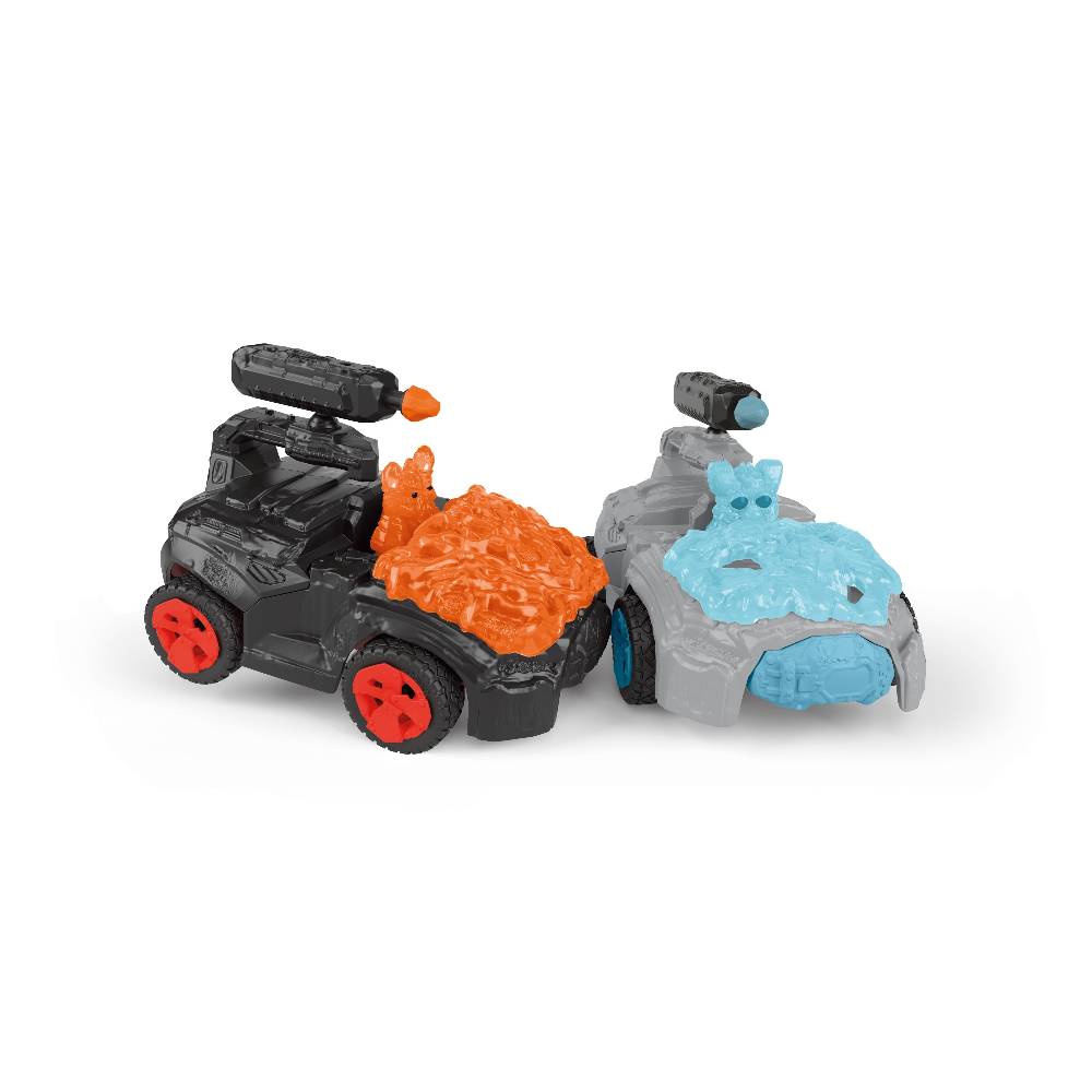 Schleich Lava-Crashmobil mit Mini Creature Lagerräumung