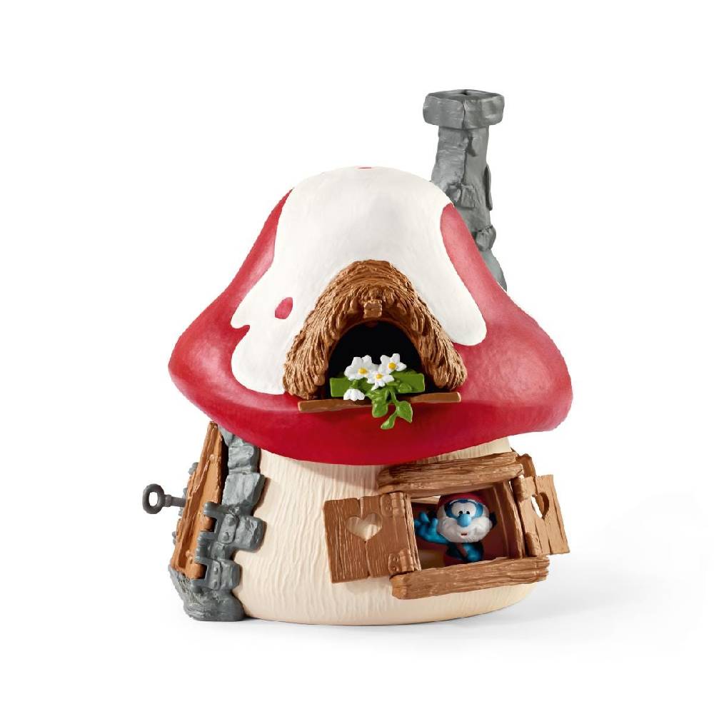 Schleich Schlumpf Haus mit 2 Figuren Online Outlet