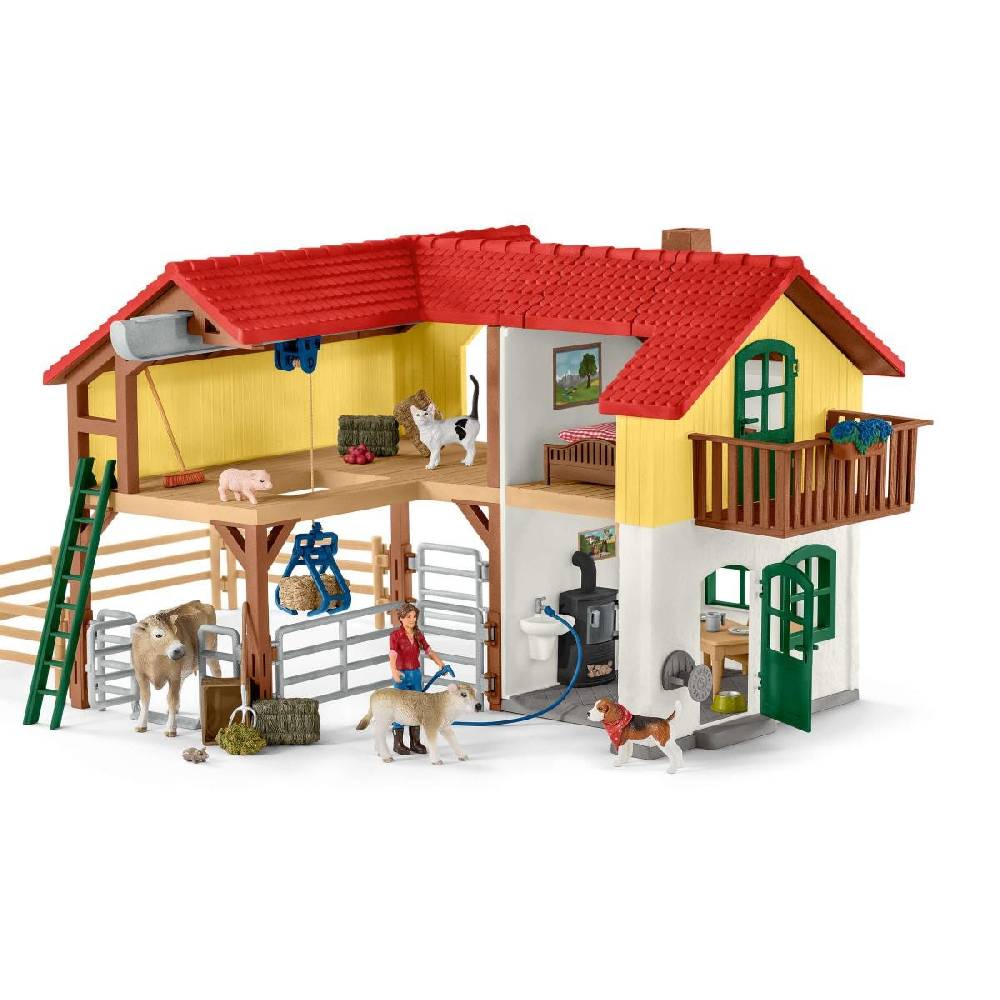 Schleich Bauernhaus mit Stall und Tieren Nur noch ein Tag übrig