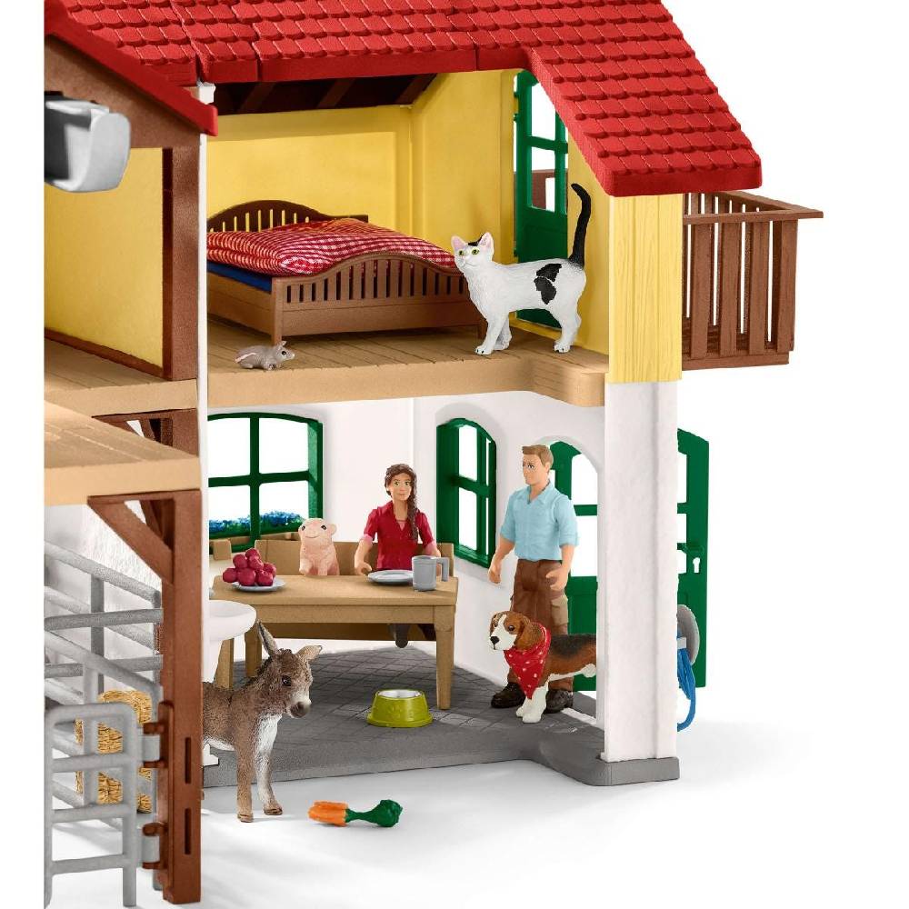 Schleich Bauernhaus mit Stall und Tieren Nur noch ein Tag übrig