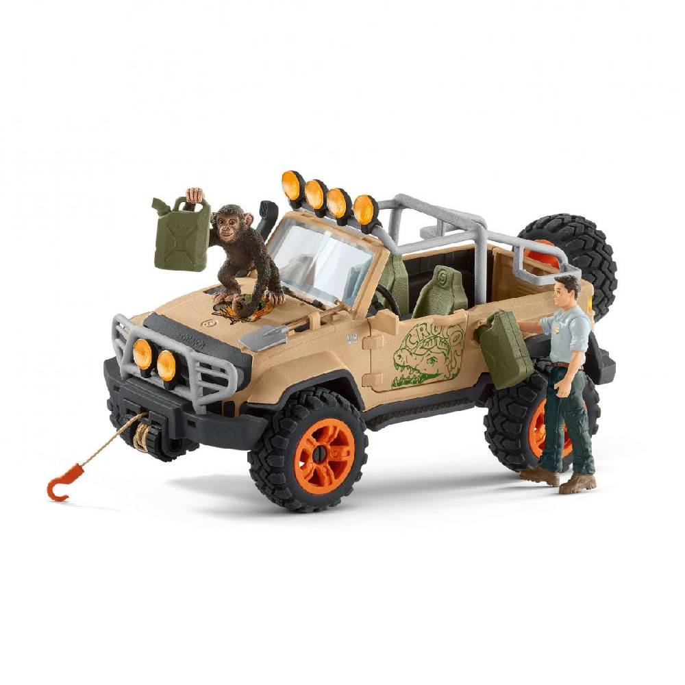 Schleich Geländewagen mit Seilwinde Schlussverkauf