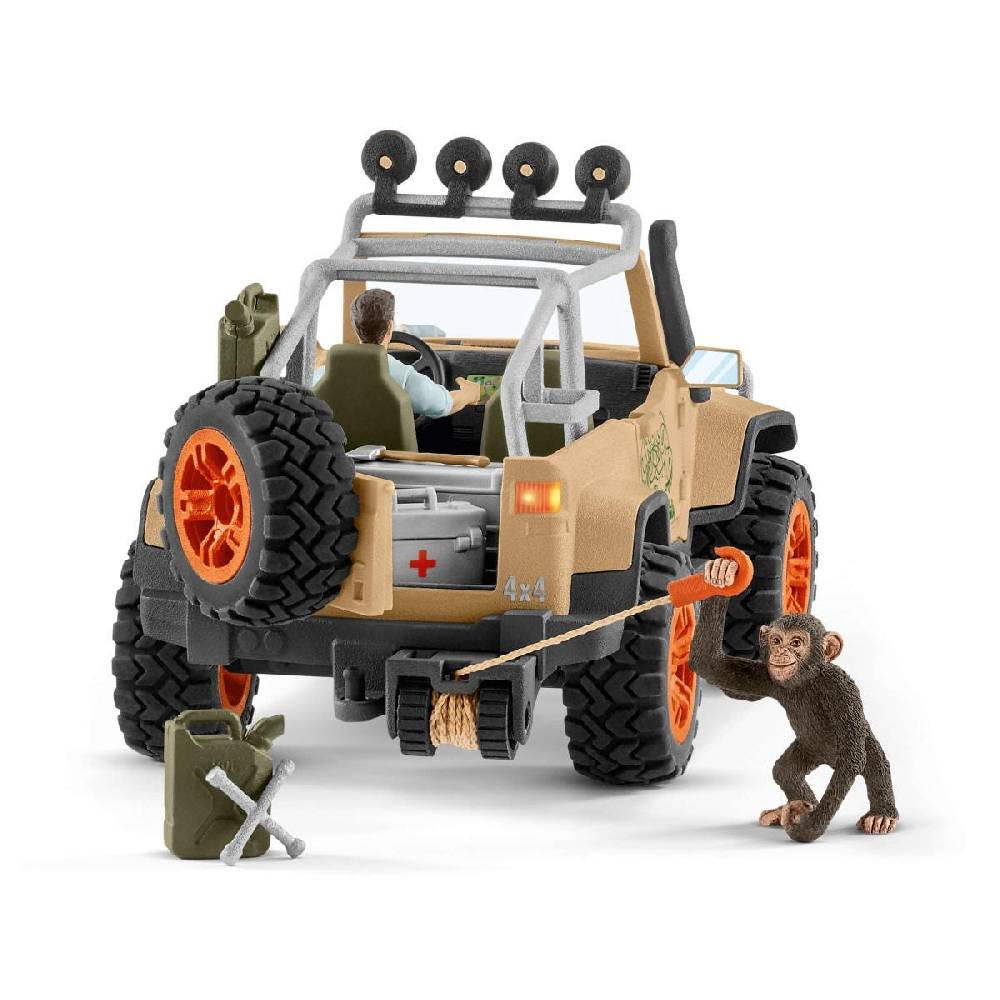 Schleich Geländewagen mit Seilwinde Schlussverkauf