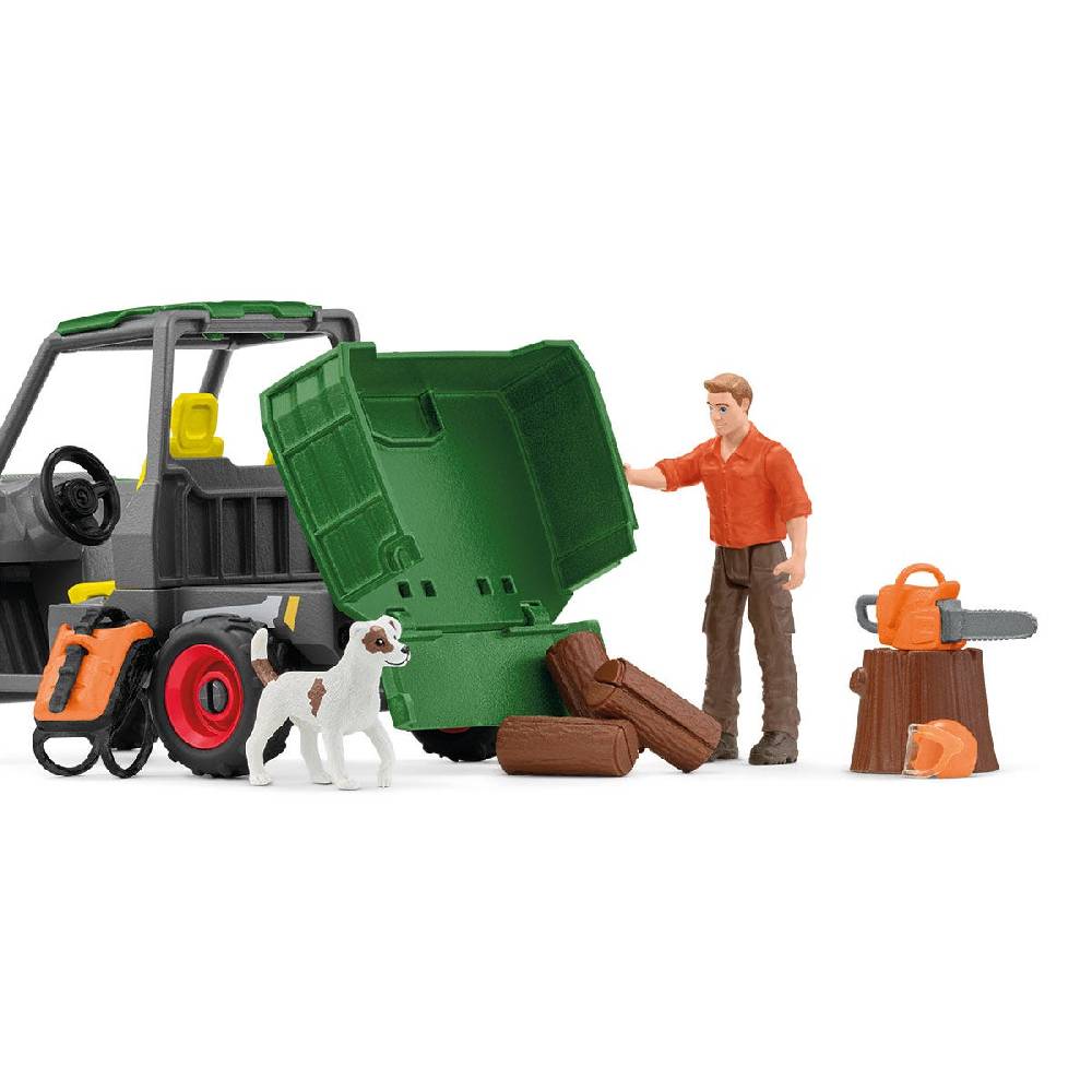 Schleich Waldbauer mit Fahrzeug Fabrik Onlineshop