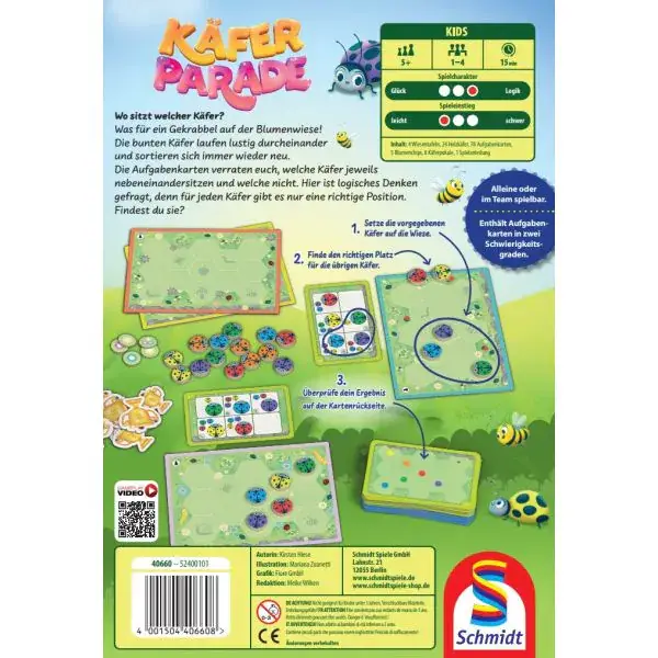 Schmidt Spiele Käferparade, Kinderspiel Kauf eins, bekomm eins gratis