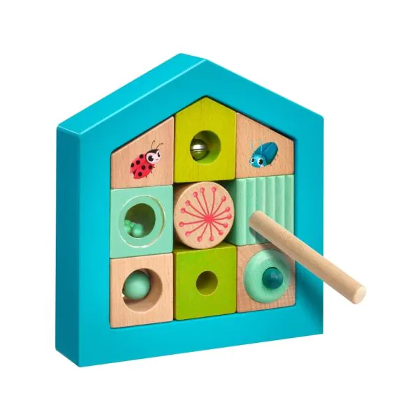 Schmidt Spiele TULIP'S GARDEN by SELECTA® Kleinkindwelt: Entdeckersteine Insektenhotel, 11 Teile Speichern exportieren