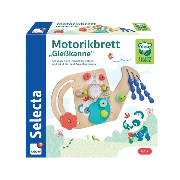 Schmidt Spiele TULIP'S GARDEN by SELECTA® Babywelt: Motorikbrett Gießkanne, 25 cm Im Verkauf