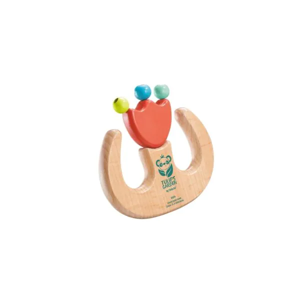 Schmidt Spiele TULIP'S GARDEN by SELECTA® Babywelt: Greifling Tulpe aus Holz, 9,5 cm zollfrei