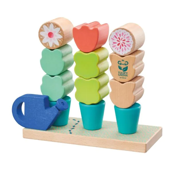 Schmidt Spiele TULIP'S GARDEN by SELECTA® Kleinkindwelt: Steckspiel Blumen, 14 Teile Online