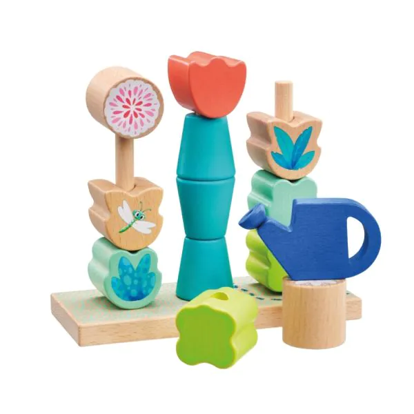 Schmidt Spiele TULIP'S GARDEN by SELECTA® Kleinkindwelt: Steckspiel Blumen, 14 Teile Online