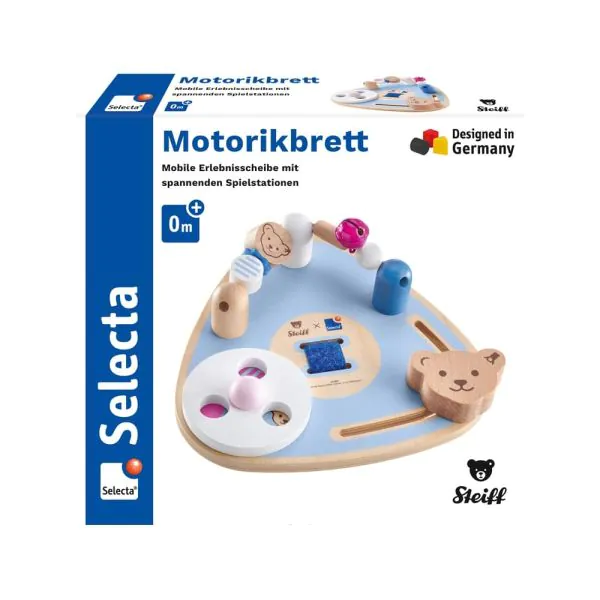 Schmidt Spiele Steiff: Motorikbrett aus Holz, 17,5 cm Outlet