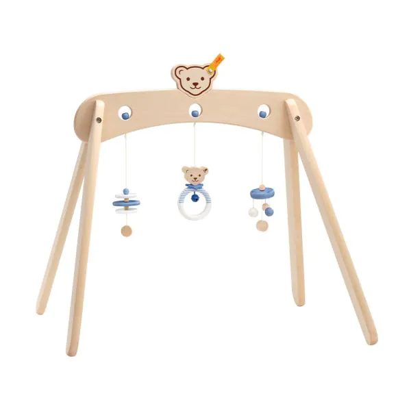 Schmidt Spiele Steiff: Spieltrapez blau aus Massivholz, 59 cm Hotsell