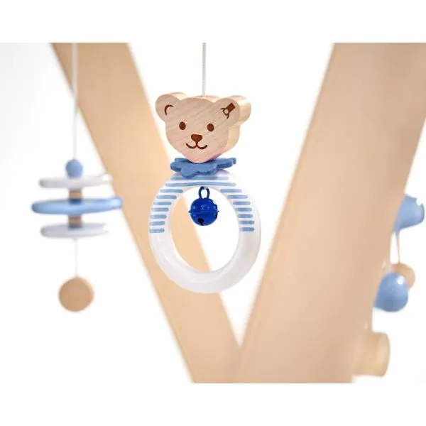 Schmidt Spiele Steiff: Spieltrapez blau aus Massivholz, 59 cm Hotsell
