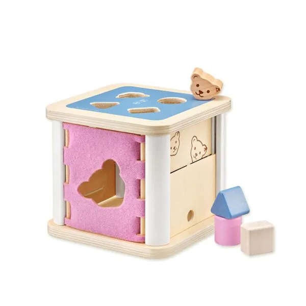 Schmidt Spiele Steiff: Sortierbox mit 4 Holzklötzchen, 16 cm Schlussverkauf