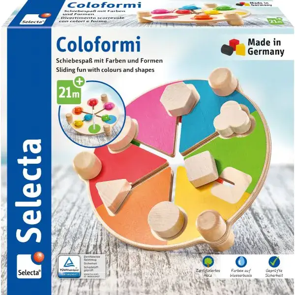 Schmidt Spiele Coloformi, Schiebespaß mit Farben und Formen, 19,5 cm Flash Sale