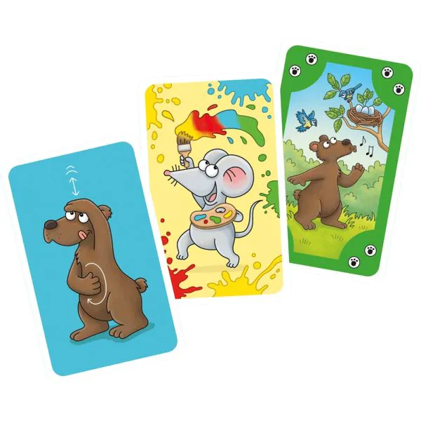 Schmidt Spiele Mauseschlau & Bärenstark: Bewegungs-Mau Mau, Kinderkartenspiel Osterangebot