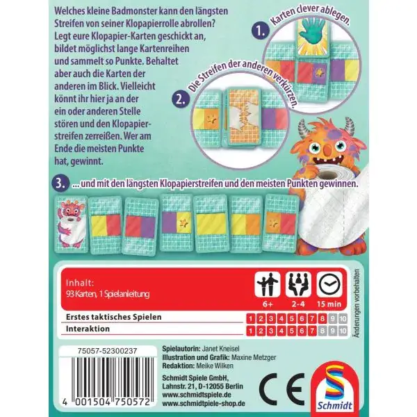 Schmidt Spiele Monsterrolle, Kinderspiel Muttertagsangebot