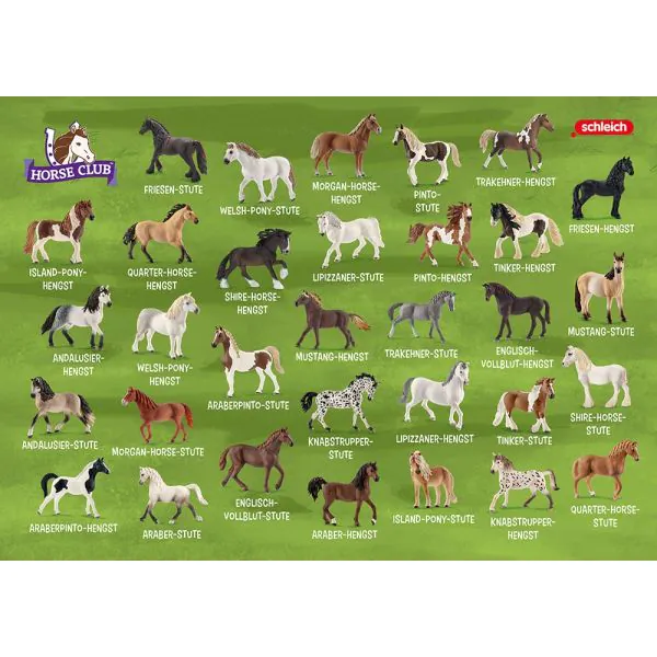 Schmidt Spiele Schleich ®: Horse Club – Pferdepaare in der Metalldose Neueste Mode