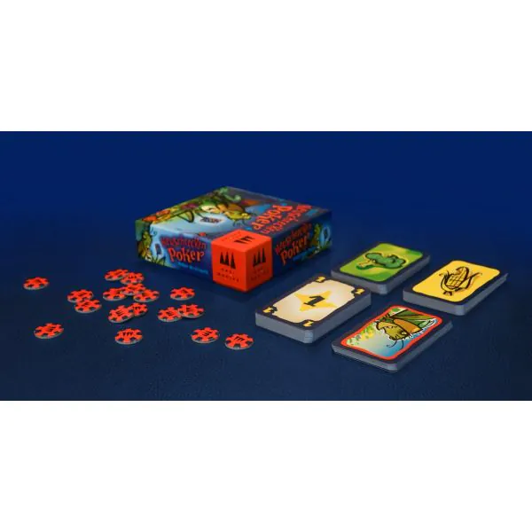 Schmidt Spiele Drei Magier®: Heuschrecken Poker, Kartenspiel Zeitlich begrenztes Angebot