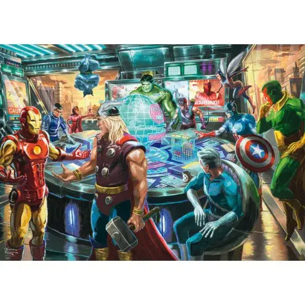 Schmidt Spiele Thomas Kinkade Studios: MARVEL - The Avengers, 1.000 Teile Puzzle Begrenztes Angebot