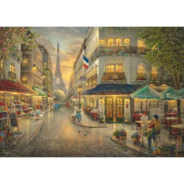 Schmidt Spiele Thomas Kinkade Studios: Malerisches Paris, 1.000 Teile Holzpuzzle Saisonschlussverkauf