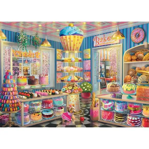 Schmidt Spiele Bunte Bäckerei, 1.000 Teile Puzzle Vatertagsangebot