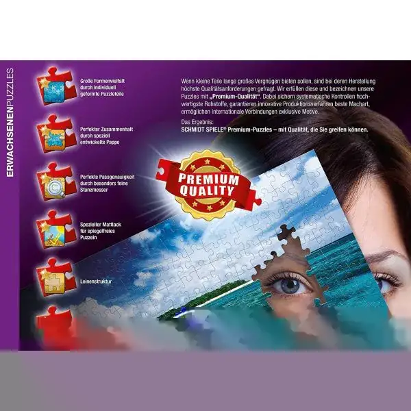 Schmidt Spiele Kunterbunter Blütenwirbel, 2.000 Teile Puzzle Blitzangebot